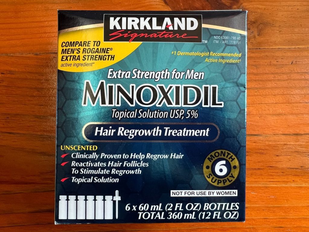 caixa de minoxidil Fabricação em Israel